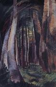 Emily Carr Wood Interior china oil painting artist